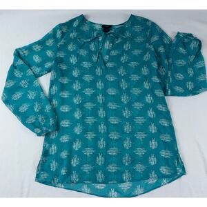 Ann Taylor Sheer Blouse XS